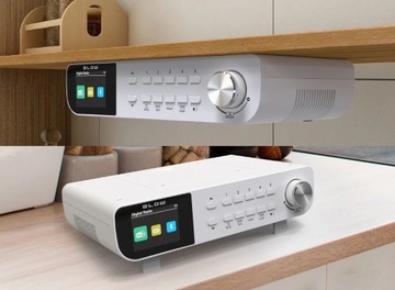 RADIO KUCHENNE PODSZAFKOWE PODWIESZANE FM/DAB+ BLUETOOTH ANTENA LATARKA LED