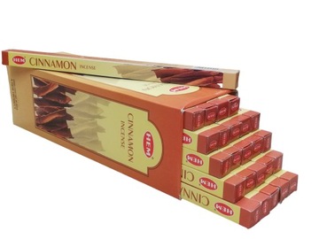 INDYJSKIE KADZIDŁA CYNAMON CINNAMON HEM 200 szt KADZIDEŁKA na komary