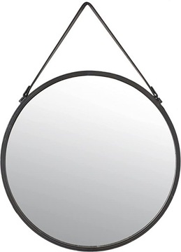 Lustro Ścienne Okrągłe Łazienkowe 65 cm Z Paskiem Inspire