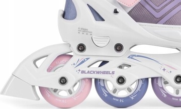 Женские регулируемые роликовые коньки, размеры 37–40, колеса Playful Blackwheels