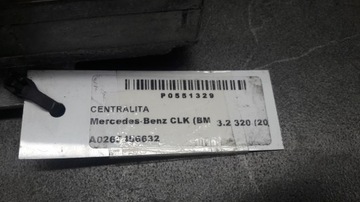0261206300 ŘÍZENÍ MOTORU MERCEDES BENZÍN TŘÍDA S W210-220 3.2