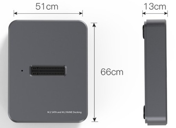 Алюминиевый твердотельный накопитель Station NVME/SATA PCIe M.2 USB C