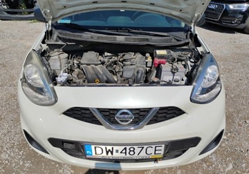 Nissan Micra IV Hatchback 5d Facelifting 1.2 80KM 2015 Nissan Micra 2015r, 1.2 Benzyna. Lekko uszkodzony prawy przod i lewy tyl., zdjęcie 4