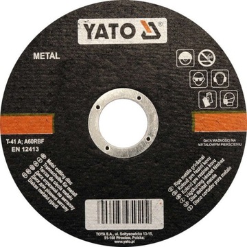 YATO TARCZA DO CIĘCIA METALU 125X2,5X22MM YT-5924