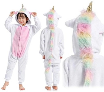 JEDNOROŻEC PIŻAMA KIGU ONESIE KOMBINEZON 140 CH1K