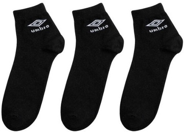 UMBRO SKARPETY QUARTER 3 PARY Roz: 39-42 czarne