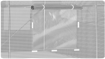 Tunel foliowy 9 m² 450 x 200 cm biały