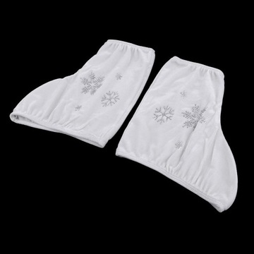 2 sztuki ochraniaczy na buty do jazdy na łyżwach, kolor biały-XL, zgodnie z opisem