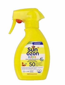 SUNOZON Kids spray przeciwsłoneczny SPF 50, wysoka ochrona 250 ml