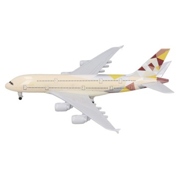 Имитация модели пассажирского самолета из металлического сплава, литая модель самолета, украшение