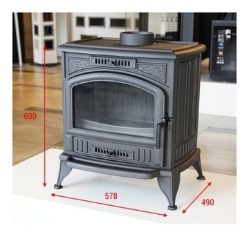 отдельностоящая печь KOZA K6 FIREPLACE fi 130 7-11кВт