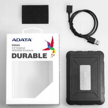 2,5-дюймовый корпус для накопителя ADATA ED600 USB 3.1
