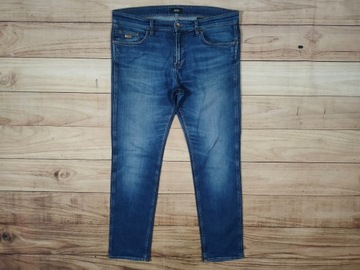 BOSS Hugo Boss Delaware Spodnie Jeans Męskie Slim Fit Stretch r. 34/30