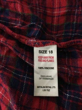 Papaya flanelowa bluzka w kratę 3XL *PWD55*