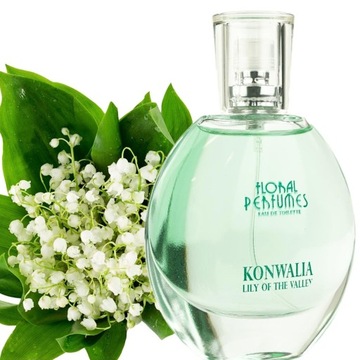 WODA TOALETOWA DAMSKA KONWALIA ZAPACH KONWALIE 50 ml ORZEŹWIAJĄCY