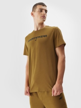 ФУТБОЛКА 4F МУЖСКАЯ СПОРТИВНАЯ ФУТБОЛКА ИЗ ХЛОПКА