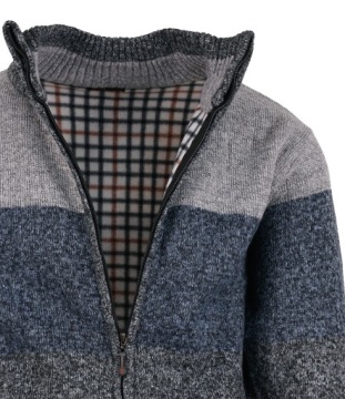 ДЖЕМПЕР МУЖСКОЙ ИЗ ФЛИСА, ТЕПЛЫЙ, НА МОЛНИИ, КОЛЛЕКЦИЯ STAND-UP, 3XL