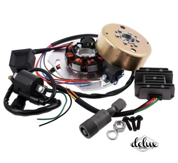 ZAPŁON BEZSTYKOWY ELEKTRONICZNY CDI 12V WSK 125 KOMPLETNY ZE SCHEMATEM