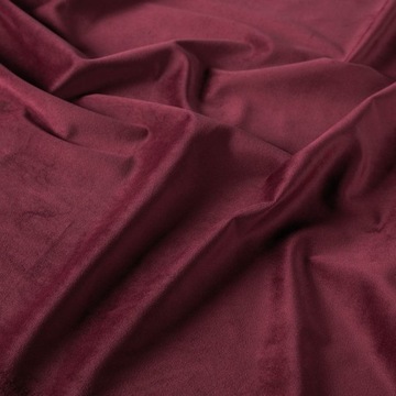 Tkanina VELVET dekoracyjna wys.300cm bordo