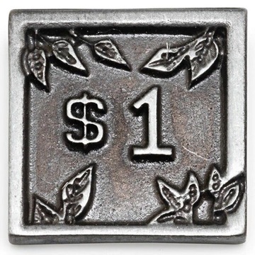 ZESTAW 70 METALOWYCH MONET ZAMIENNIK DO GRY ARK NOVA