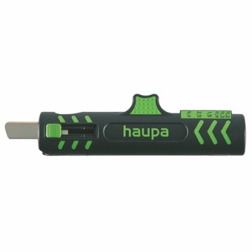 Haupa 200043 - Ściagacz izolacji z ostrzem hakowym 8 - 28 mm
