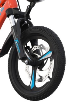 ДЕТСКИЙ ВЕЛОСИПЕД 12 ДЮЙМОВ, НАПРАВЛЯЮЩАЯ ДЛЯ ДИСКОВЫХ ТОРМОЗОВ, АМОРТИЗАТОР