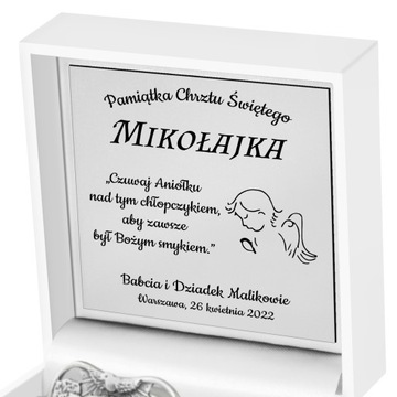 Srebrny SMOCZEK smerf 925 CHRZEST prezent GRAWER