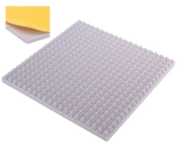 Panel akustyczny wygłuszający PIRAMIDKI 4cm 50x50 SAMOPRZYLEPNY