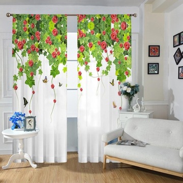 2 szt. Pręt kieszonkowy zasłona okienna 132 cm x 213 cm