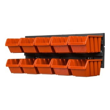 Tablica narzędziowa warsztat 39x13 cm + 10 Kuwet