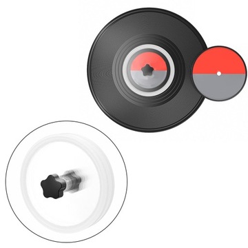 Зажим для чистки виниловых пластинок, винил 116 мм, белый