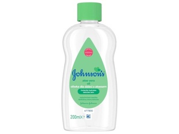 Johnsons baby oil Aloe Vera Oliwka dla dzieci z Aloesem, 200 ml