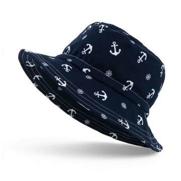 Kapelusz Czapka Rybacka Bucket Hat Przewiewna Lato