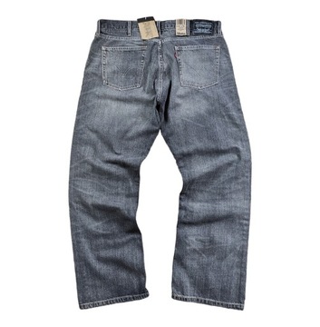 Spodnie Jeansowe LEVIS 514 Nowe z Metkami Szare Proste Dżins Denim 40x30