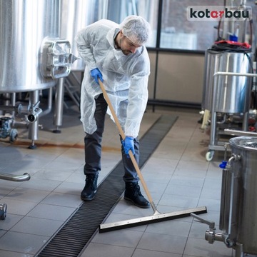 ПОРОНА ДЛЯ СБОРА ВОДЫ С ПОЛОВ СКРЕБОК С ПОДСТАВКОЙ 90 СМ