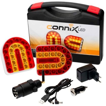 Lampy tylne LED na magnes bezprzewodowe Connix