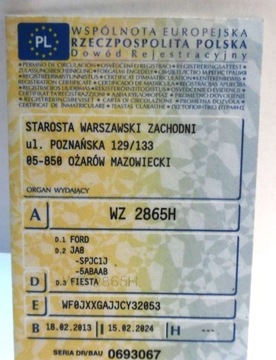 Ford Fiesta VII Hatchback 5d 1.4 Duratec 96KM 2012 Ford Fiesta 2012r, Salonowa, 1.4 Benzyna. Lekko uszkodzony lewy tyl. Jezdz, zdjęcie 22