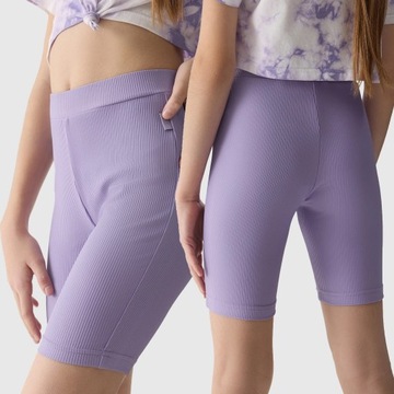 4F LEGGINSY KOLARKI DZIANINOWE DZIEWCZĘCE SS24