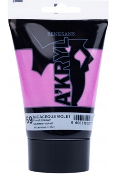 RENESANS A'KRYL Farba akrylowa 100 ml 69-Fiolet Mikowy