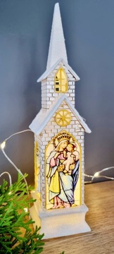 Рождественская церковь ВИТРАЖ СОБОР 21см