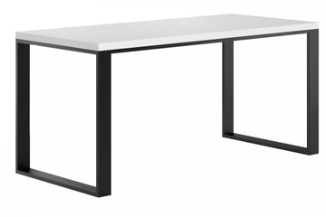 Biurko z kontenerem młodzieżowe loft biały 120x70