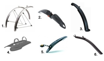 Велосипедное крыло SIMPLA RAPTOR, пластик, 26-28 дюймов
