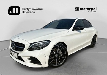 Mercedes Klasa C W205 Kabriolet Facelifting 1.5 200 184KM 2019 Mercedes-Benz Klasa C Kamera 360, Podgrzewane fotele, Tempomat, Salon PL,