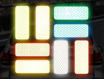 САМОКЛЕЯЩИЕСЯ СВЕТООДЕЖДА СВЕТООДЕЖДА ДЛЯ ВЕЛОСИПЕДОВ НАБОР 40 ШТ.