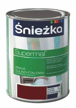 ŚNIEŻKA SUPERMAL OLEJNO-FTALOWA MAHOŃ 0,8L
