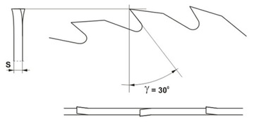 Пила 315х30х2,0/30з ЛА для продольных кромок