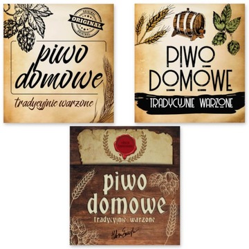 50X ETYKIETY SAMOPRZYLEPNE NA PIWO DOMOWE