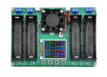 TESTER MIERNIK POJEMNOŚCI OGNIW AKUMULATORÓW 4 x 18650 USB AUTOMAT