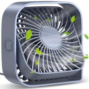 Настольный вентилятор TOPK K50 серебристый/серый