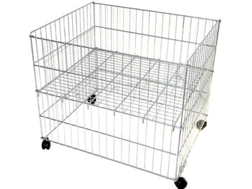 KOSZ PRZECENOWY WYPRZEDAŻOWY WYSYPOWY SKLEPOWY 60x75 + KÓŁKA